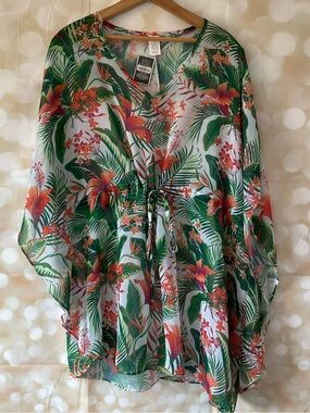 Westloop Tropical Swim Cover Up
